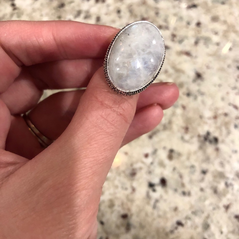 Moonstone ring - Picture 4 of 4